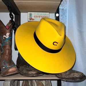 Charlie 1 Horse Hat-Mustard💛